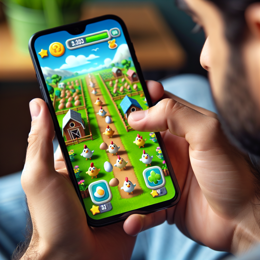 User interacting with the app